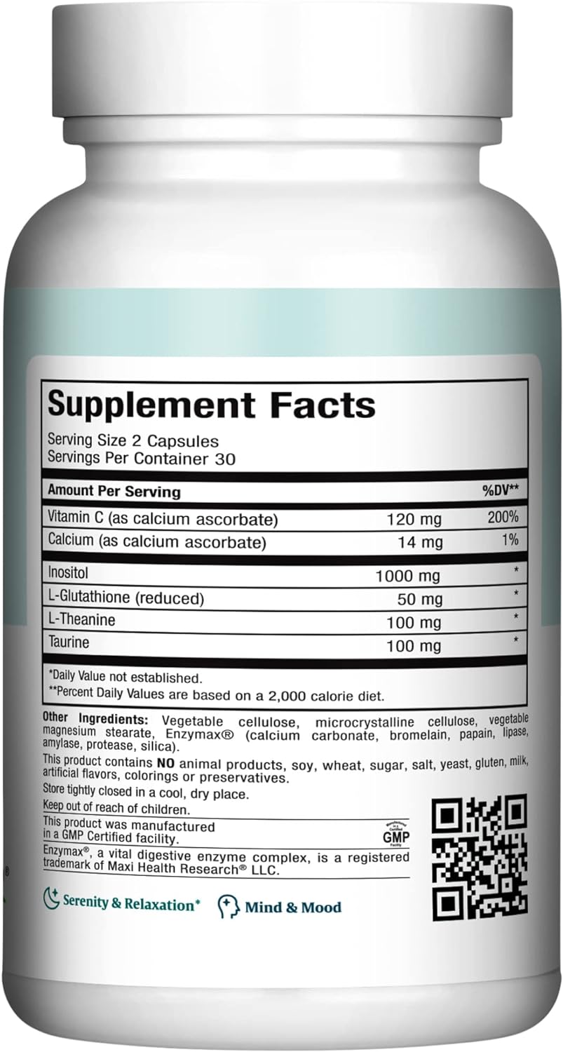 Maxi Health - Relax to The Max Stress Relief  - 60  Capsules