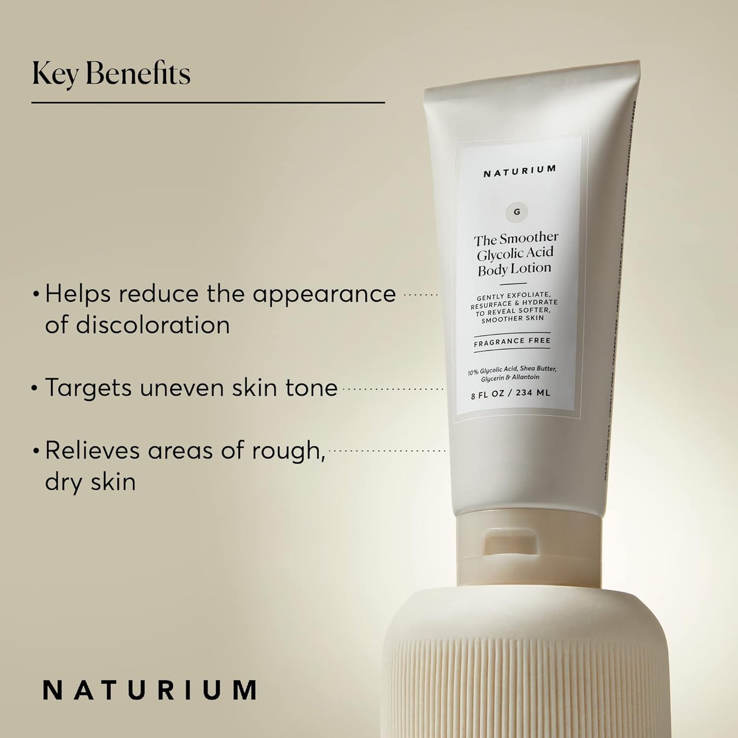 Naturium The Smoother Glycolic Acid Body Lotion - 8 oz