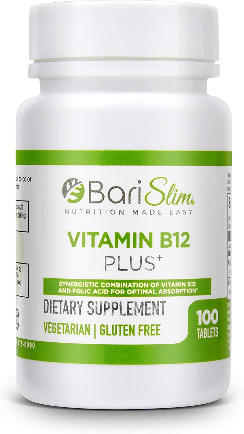 BariSlim Vitamin B12 Plus Tablets - 100 count