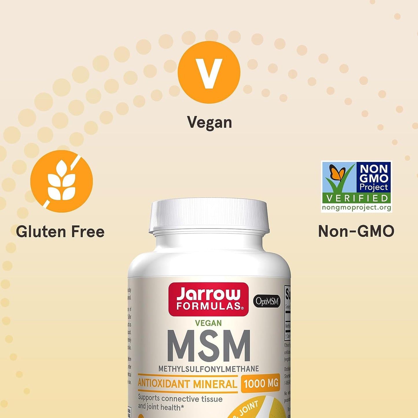 Jarrow Formulas MSM 200 Veggie Capsules