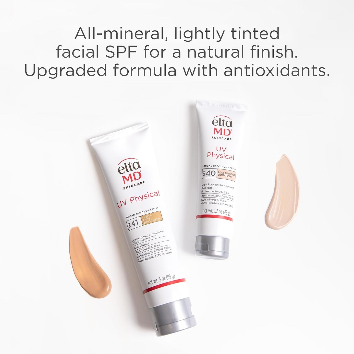 EltaMD UV Physical Rosy Tint Sunscreen for Face, SPF 40 - 1.7 oz