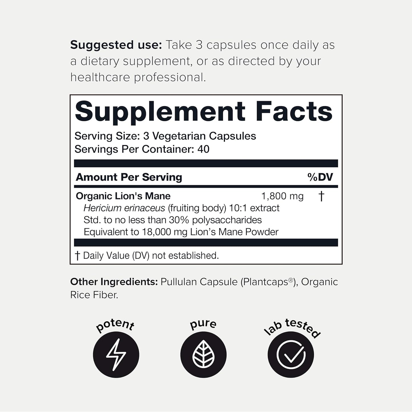 Toniiq 18,000mg 10x Concentrated Ultra High Strength Extract -120 Veggie Capsules