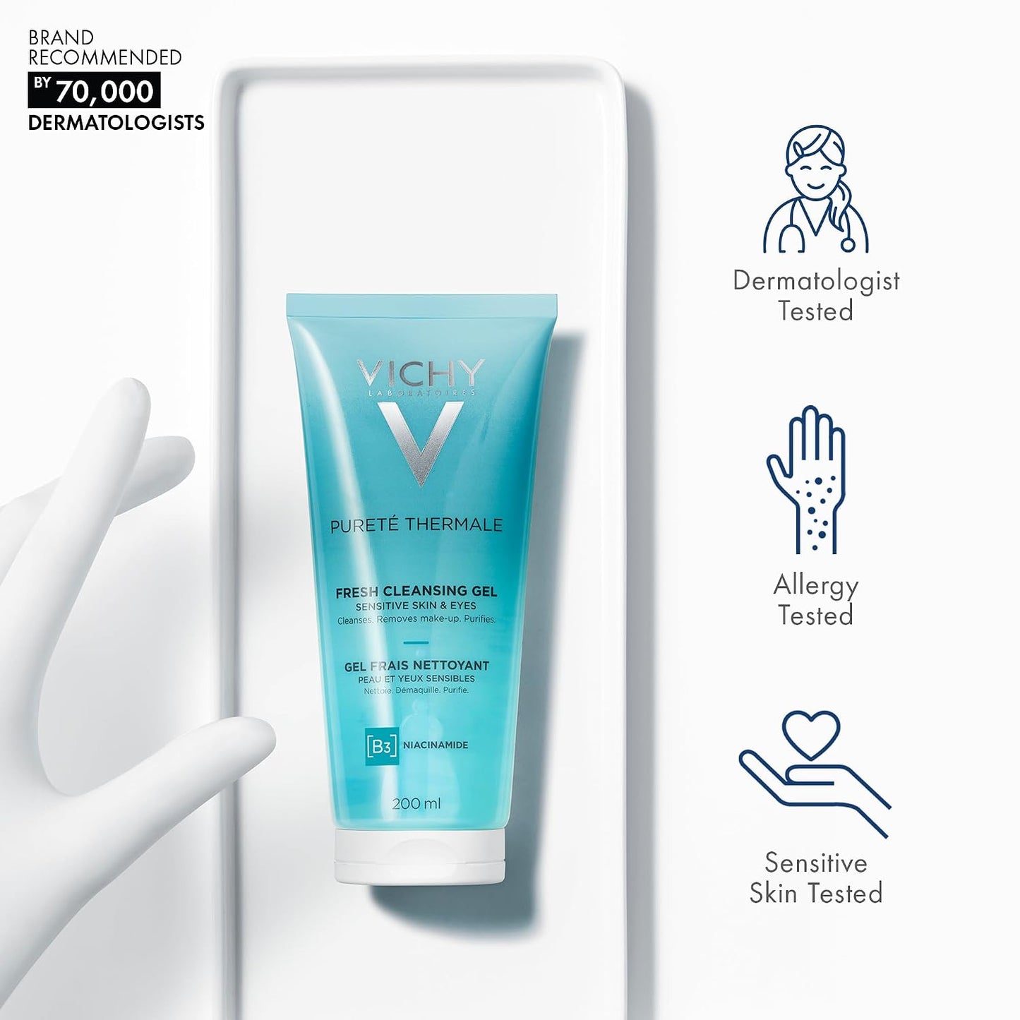 VICHY Pureté Thermale Fresh Cleansing Gel - 200ml