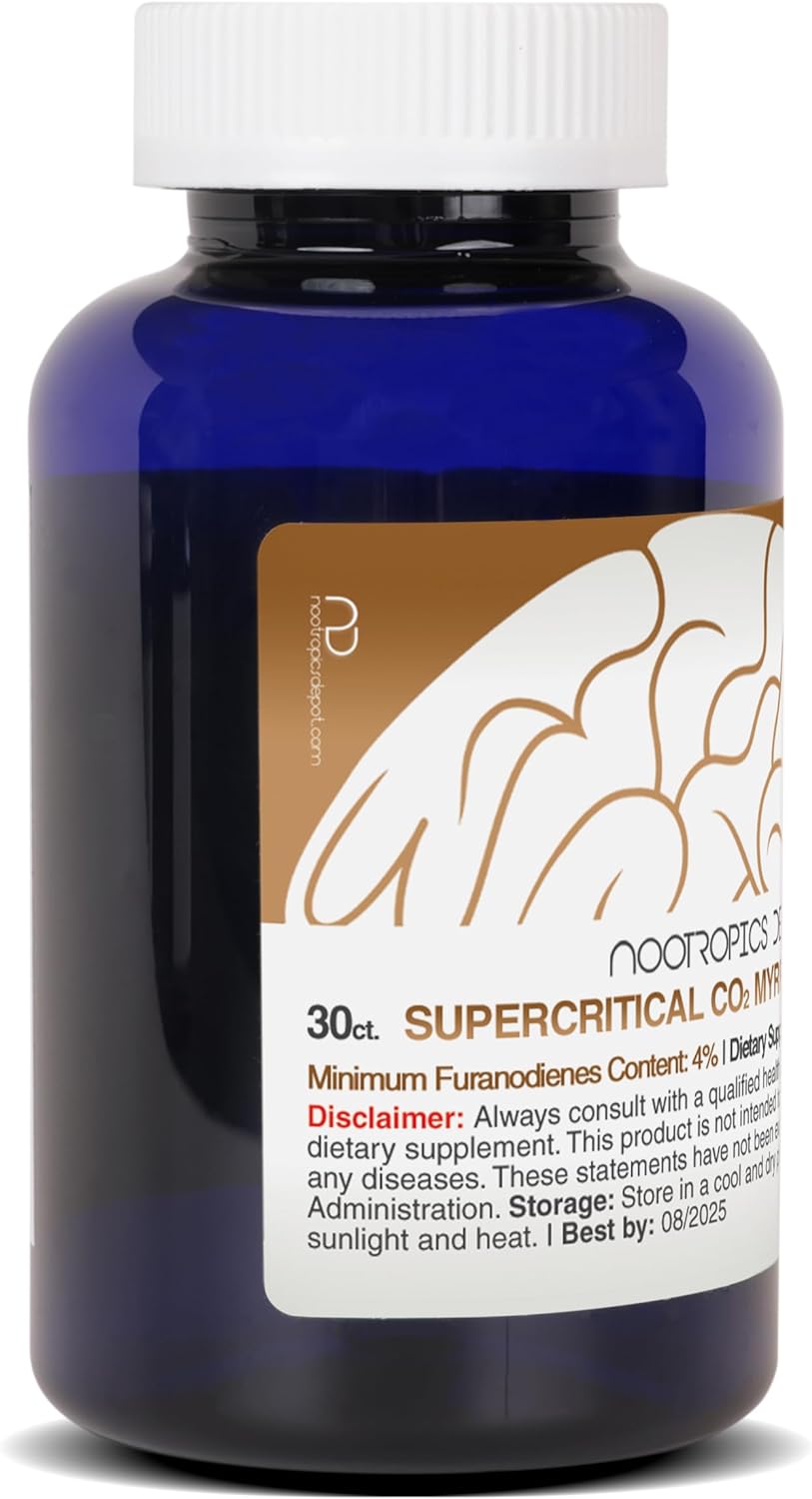 Nootropics Depot Supercritical CO2 Myrrh Extract  30 Capsules