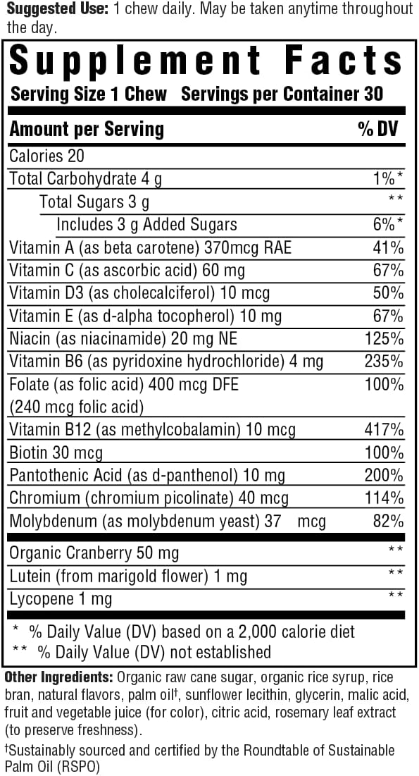 MegaFood Women's One Daily Multivitamin Soft Chews