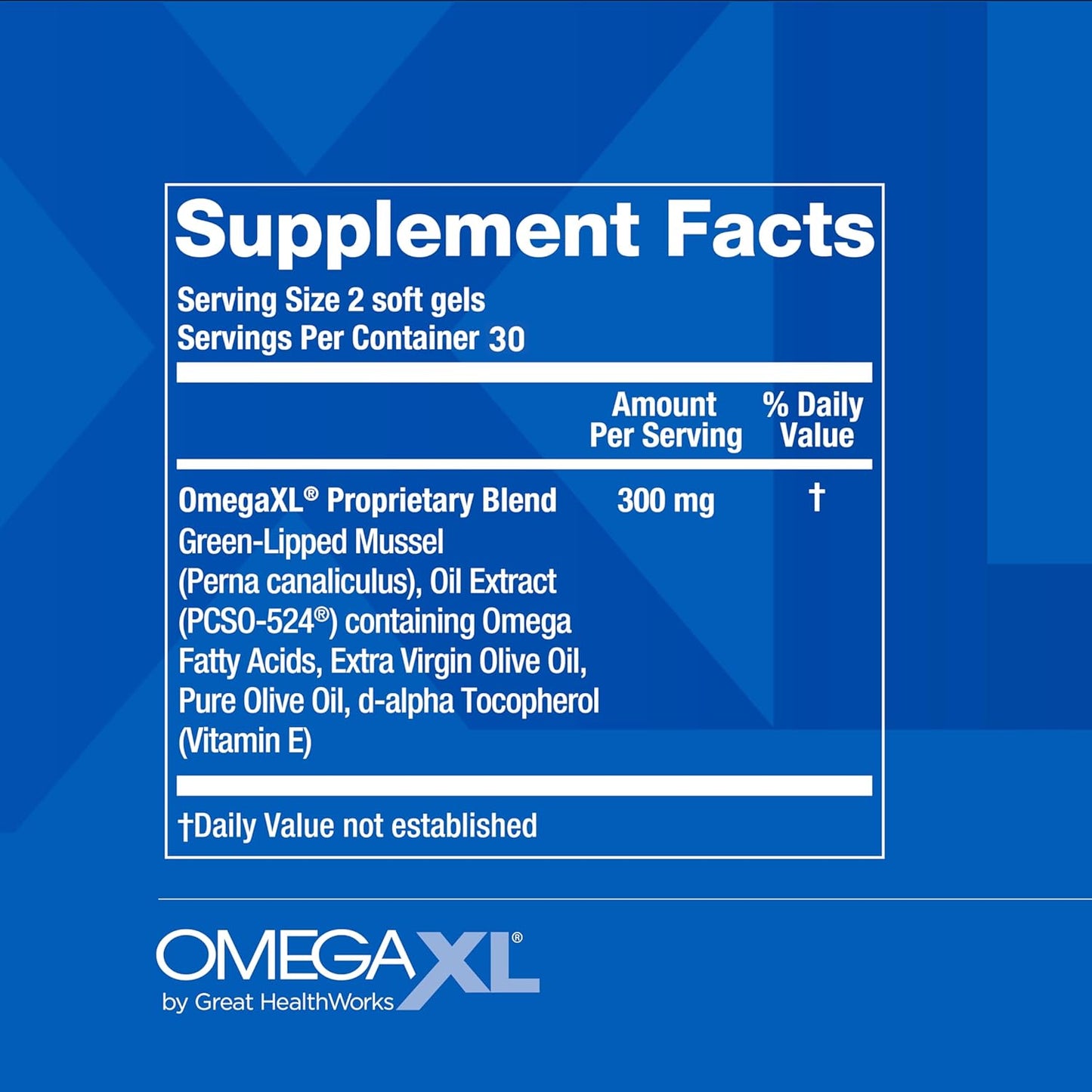 OmegaXL Joint Support Supplement,60 Count