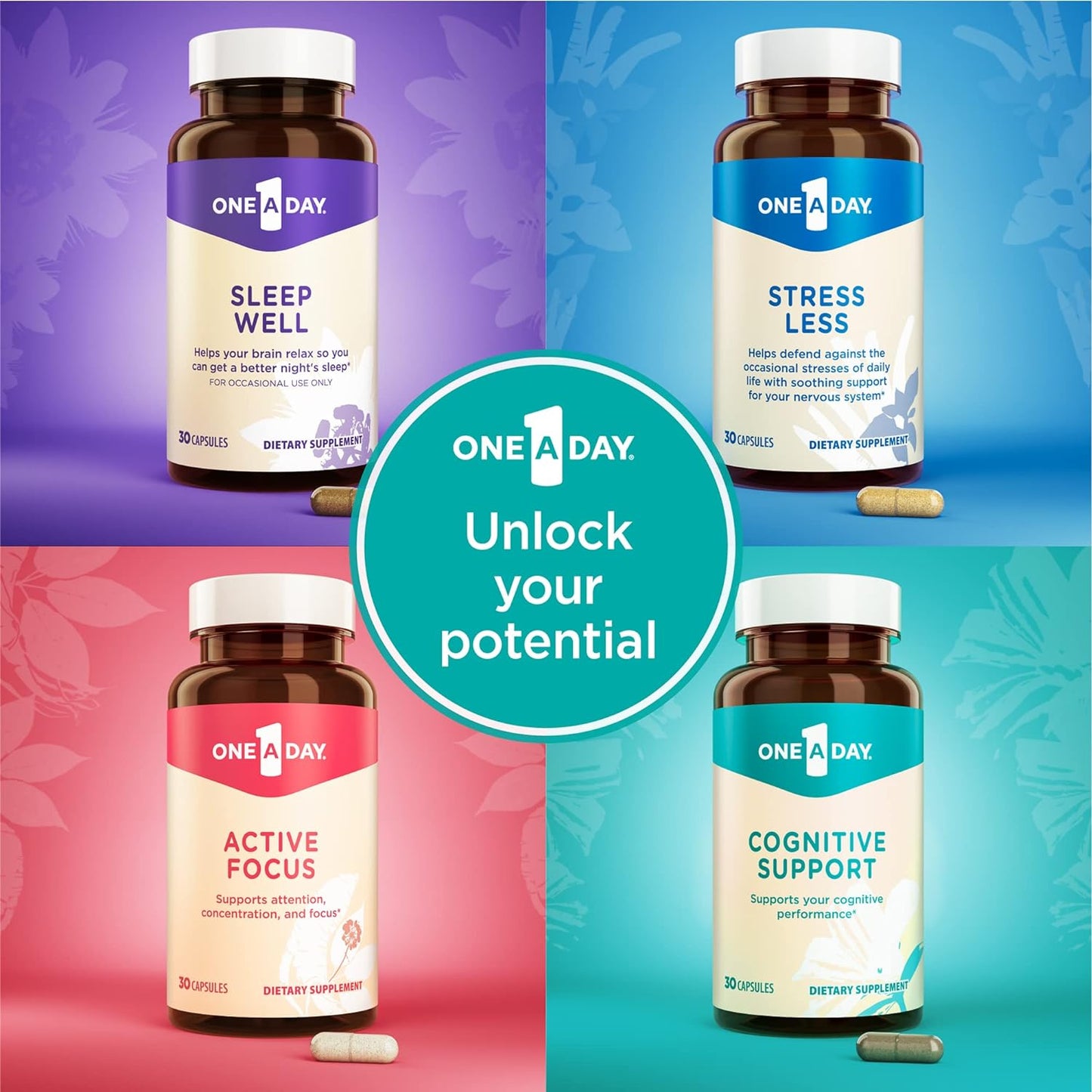 One-A-Day Cognitive Supplement 30 Capsules