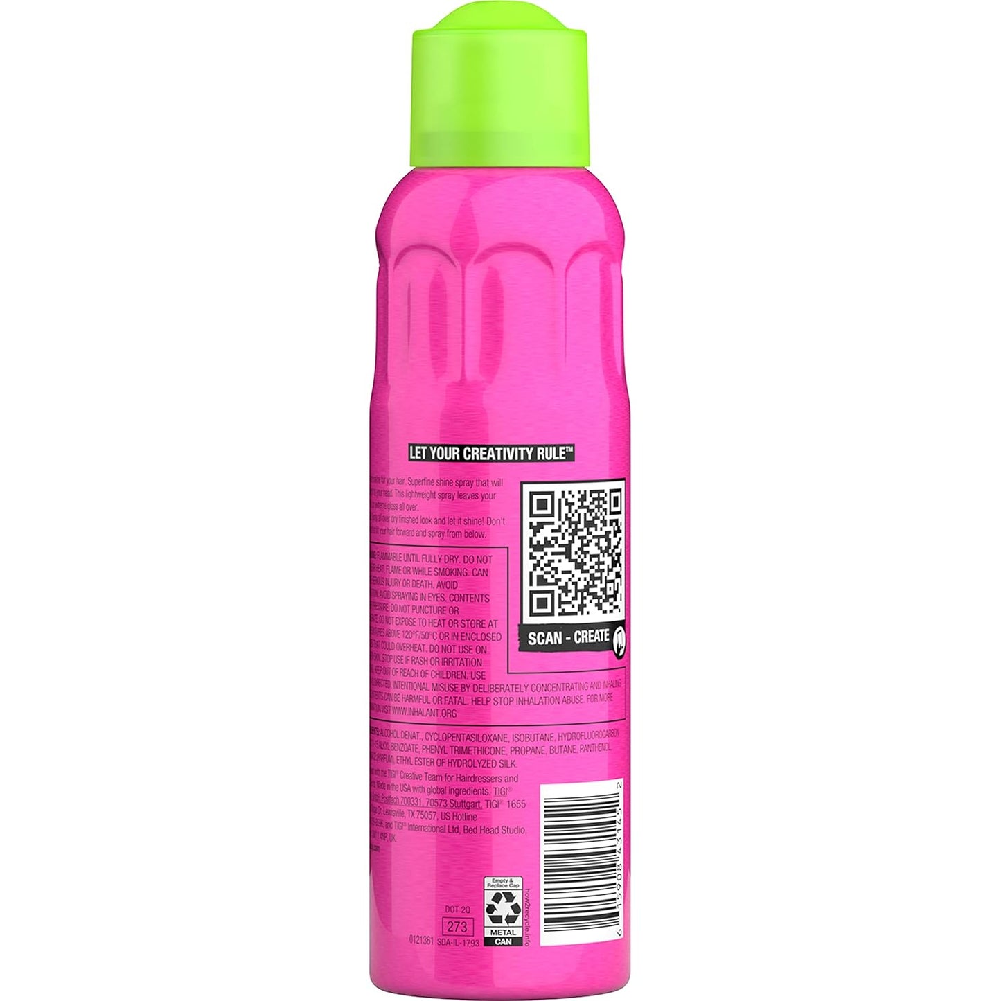 Bed Head by TIGI Headrush Fragrance & Shine Finishing Spray - 5.3 oz