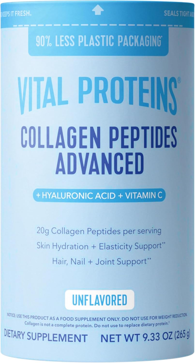 Vital Proteins Collagen Peptides Powder Advanced with Hyaluronic Acid - 9.33 oz