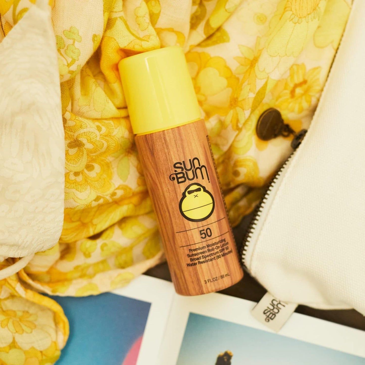 Sun Bum Original SPF 50 Roll-On Sunscreen Body Lotion 3 oz