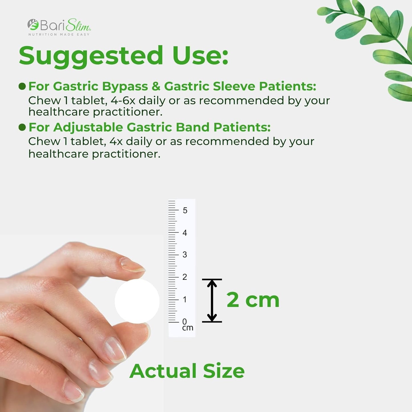 BariSlim Bariatric Calcium Citrate with Magnesium and Vitamin D Tabs 90 Servings