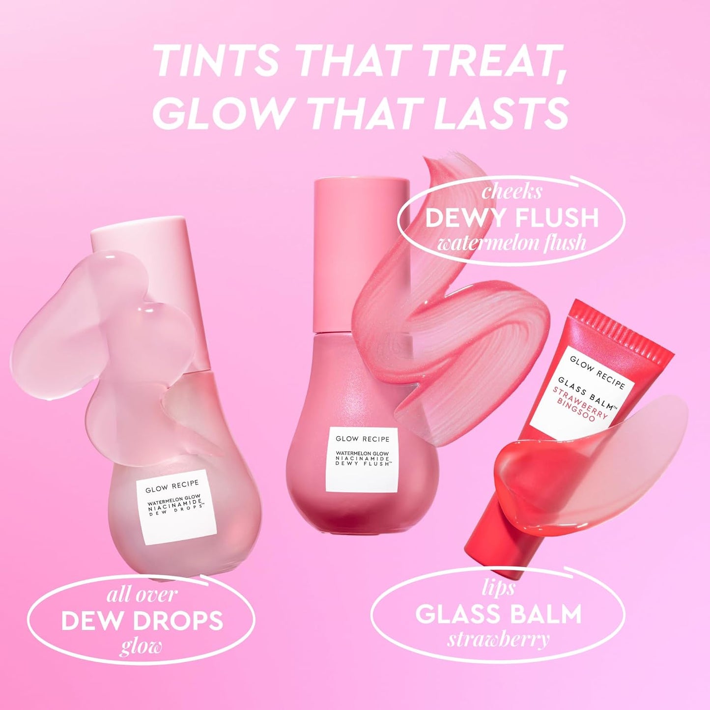 Glow Recipe Watermelon Glow Skin Care Set  Best of Dews & Hues - 3 Count