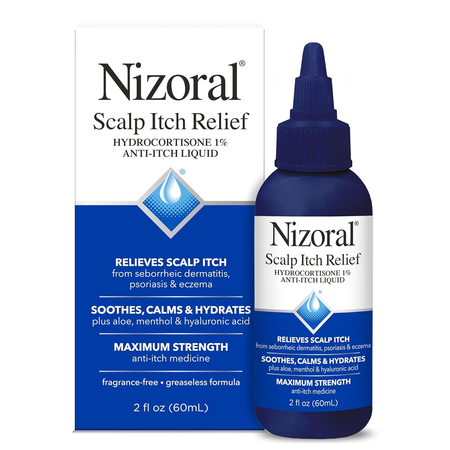 Nizoral Scalp Itch Relief Liquid, Maximum Strength - 2 Fl Oz