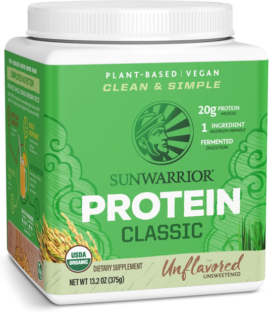 Sunwarrior Brown Rice Protein Powder - 13.2 oz