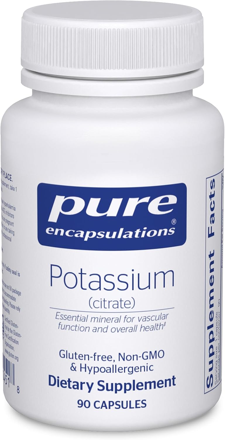 Pure Encapsulations Potassium (Citrate) -  90 Capsules