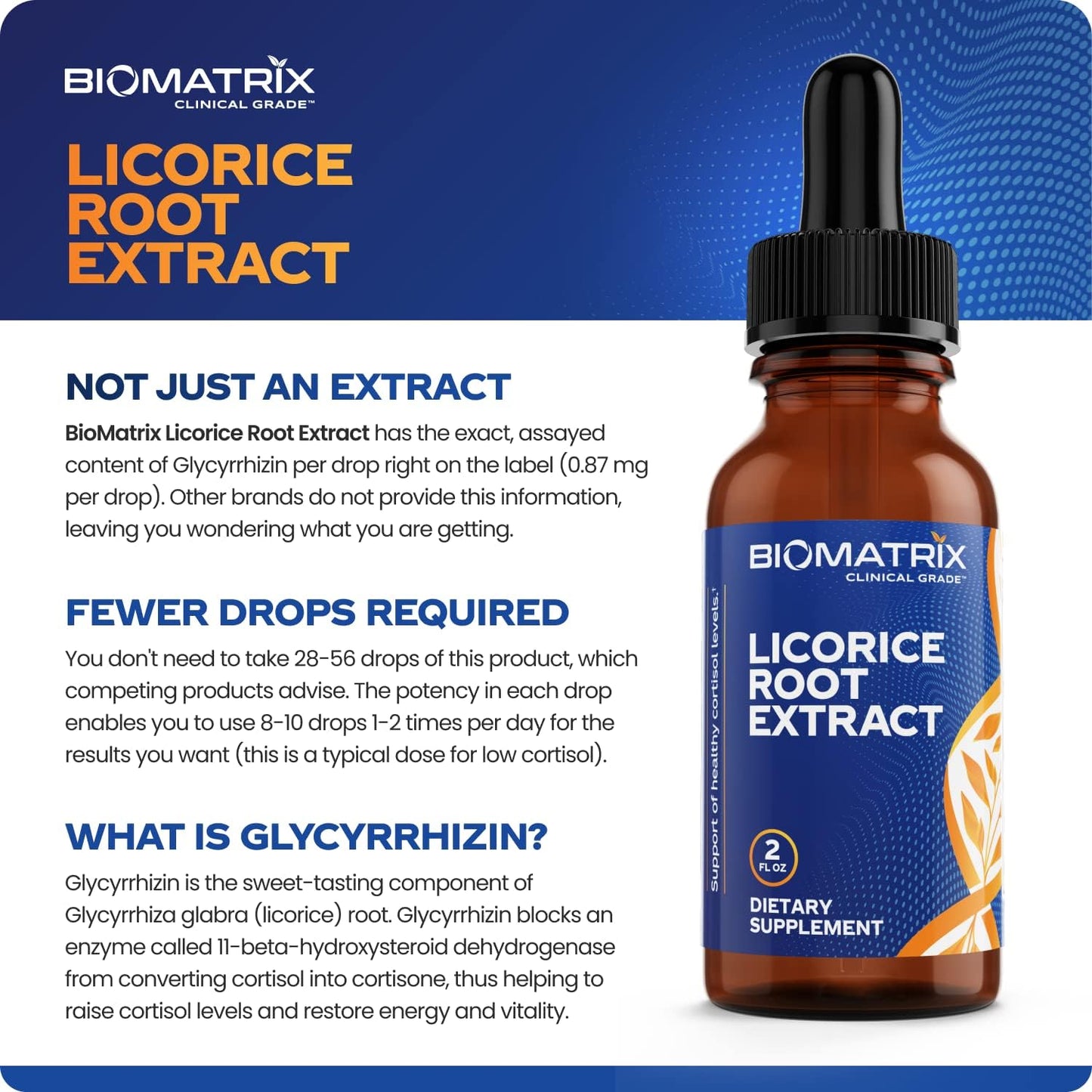 BioMatrix Licorice Root Extract (1200 Drops 2 fl. oz
