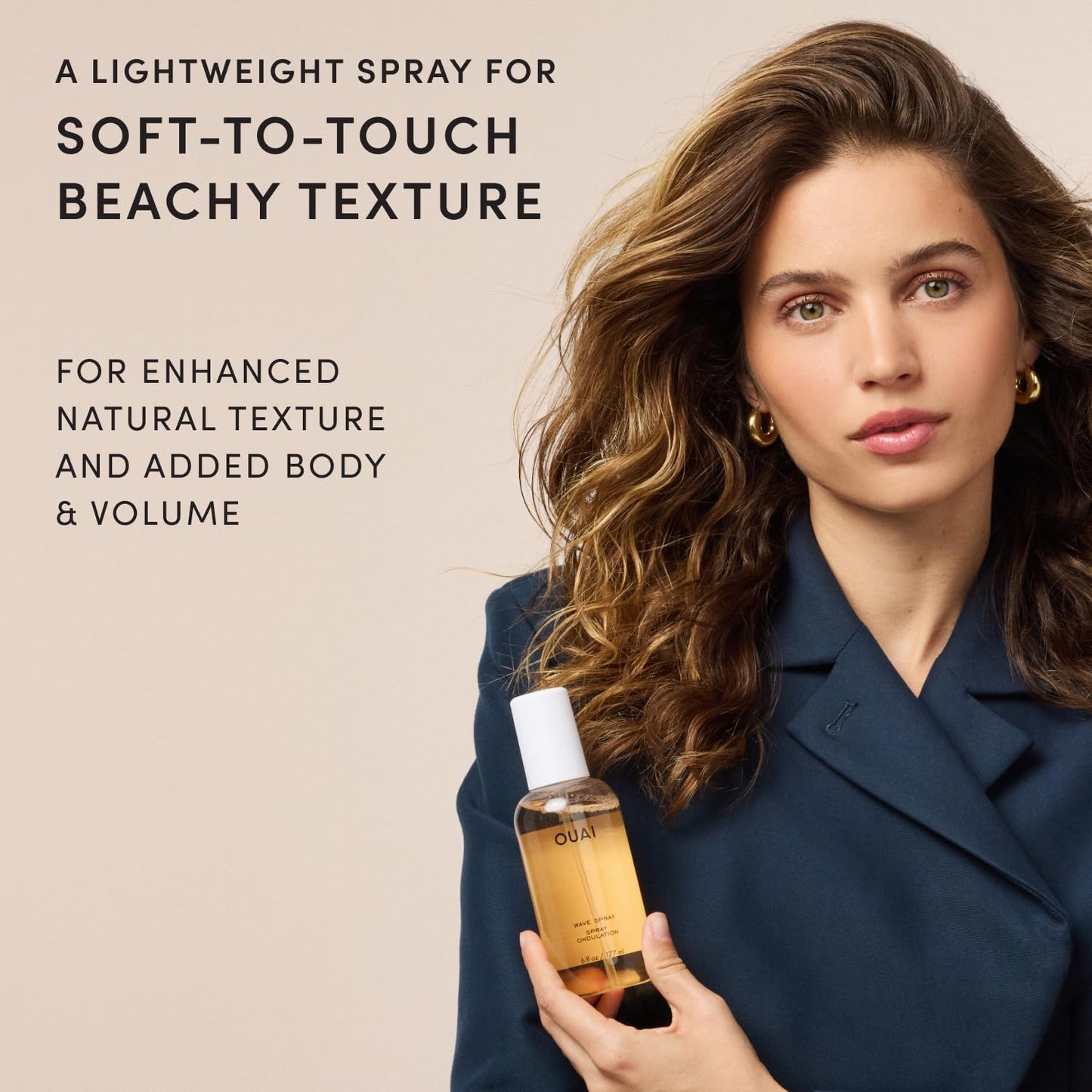 OUAI Travel Size Wave Spray - 3 fl oz