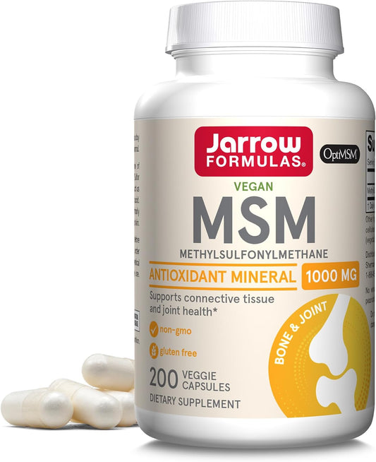 Jarrow Formulas MSM 200 Veggie Capsules