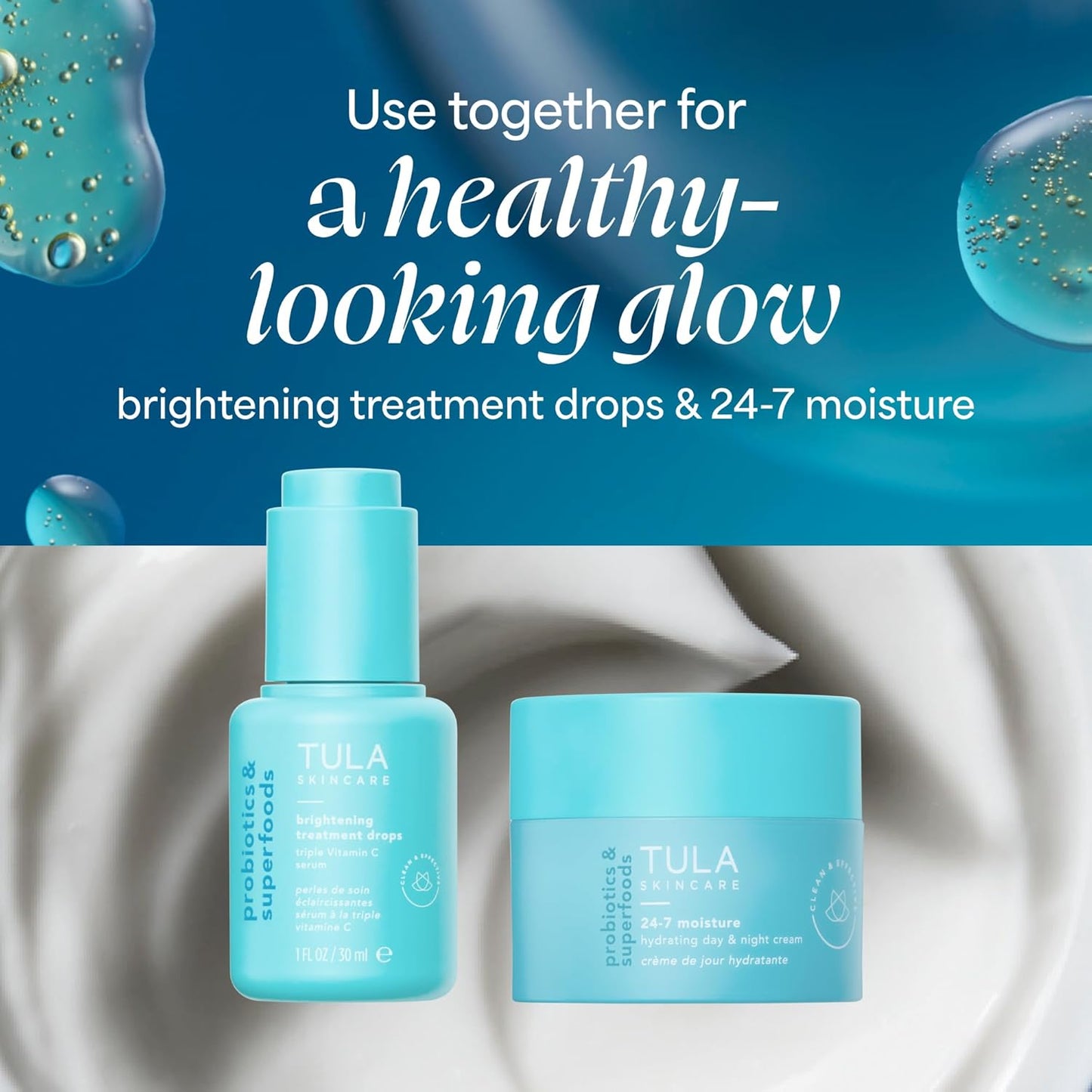 TULA Skin Care Brightening Treatment Drops - 1 fl oz.