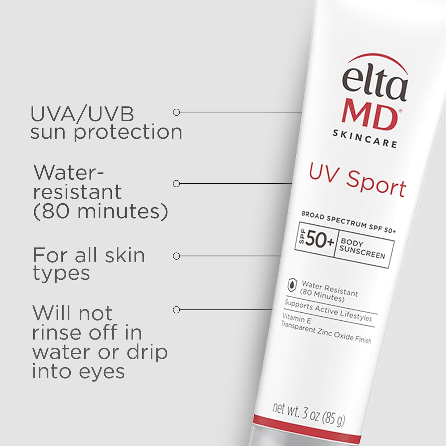 EltaMD UV Sport Sunscreen Lotion SPF 50 -0.3 oz