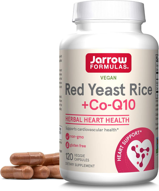 Jarrow Formulas Red Yeast Rice   Co-Q10  120 Veggie Caps