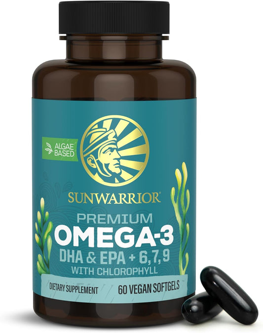 Sunwarrior Vegan Omega 3 DHA & EPA Supplement - 60 softgels