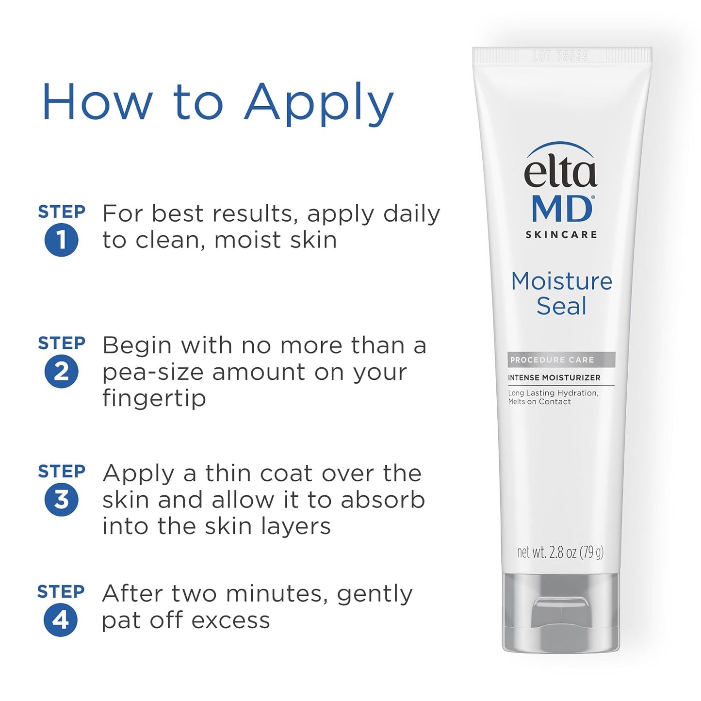 EltaMD Moisture Seal Intense Moisturizer with Petrolatum - 2.8 oz