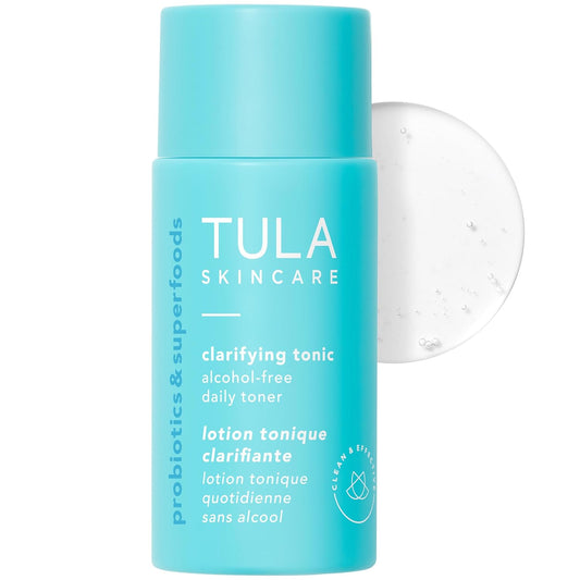 TULA Skin Care Mini Clarifying Tonic Alcohol-Free Daily Toner - 0.68 Fl Oz.