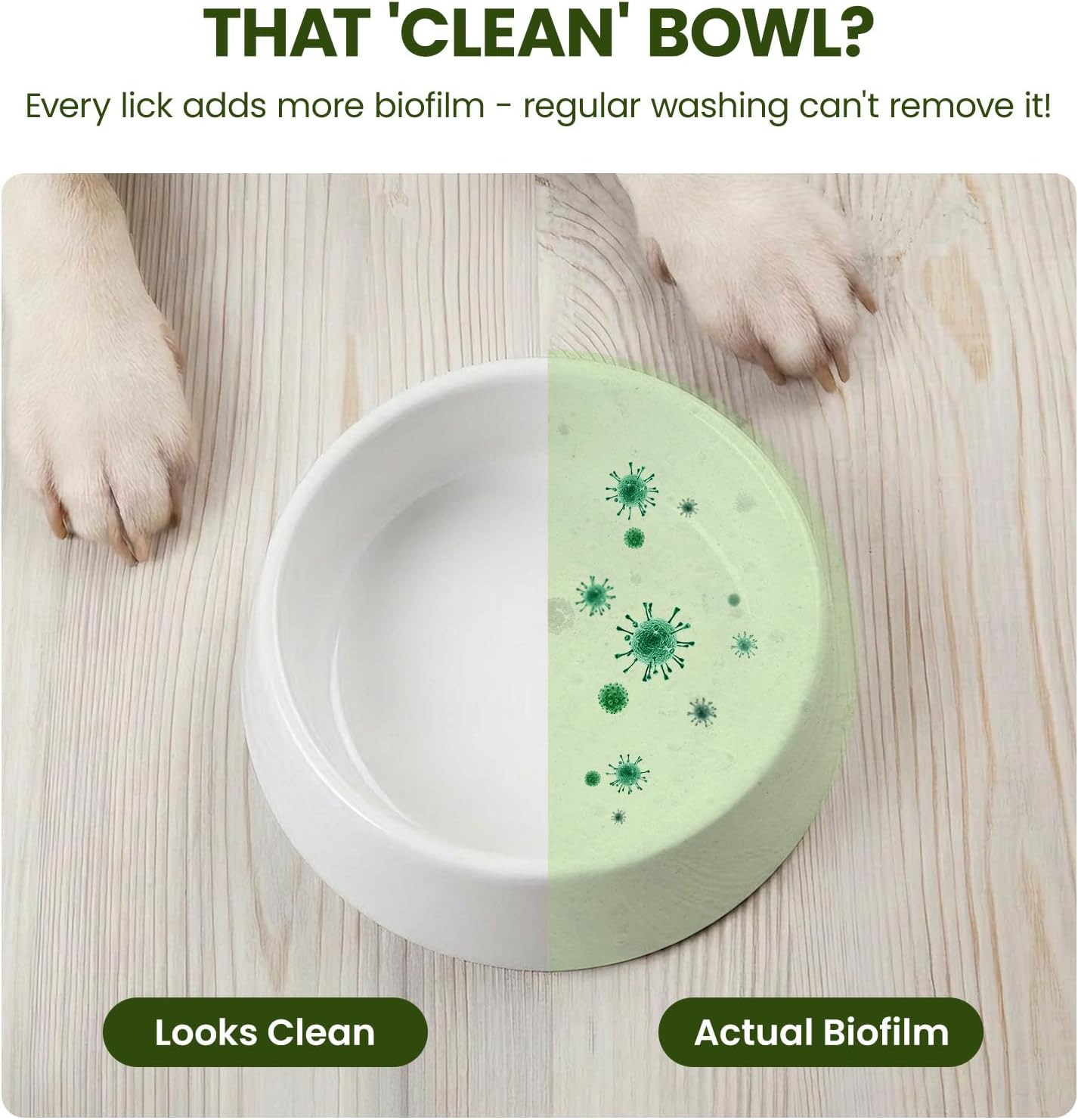 PawSono Pet Bowl Cleaner Mousse - 12oz