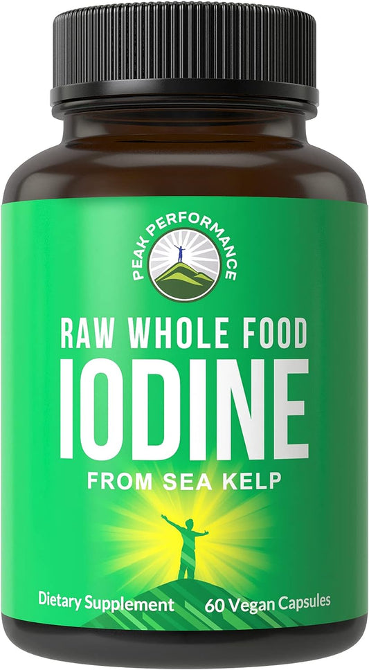 Raw Whole Food Iodine Supplement from Kelp  by Peak Performance