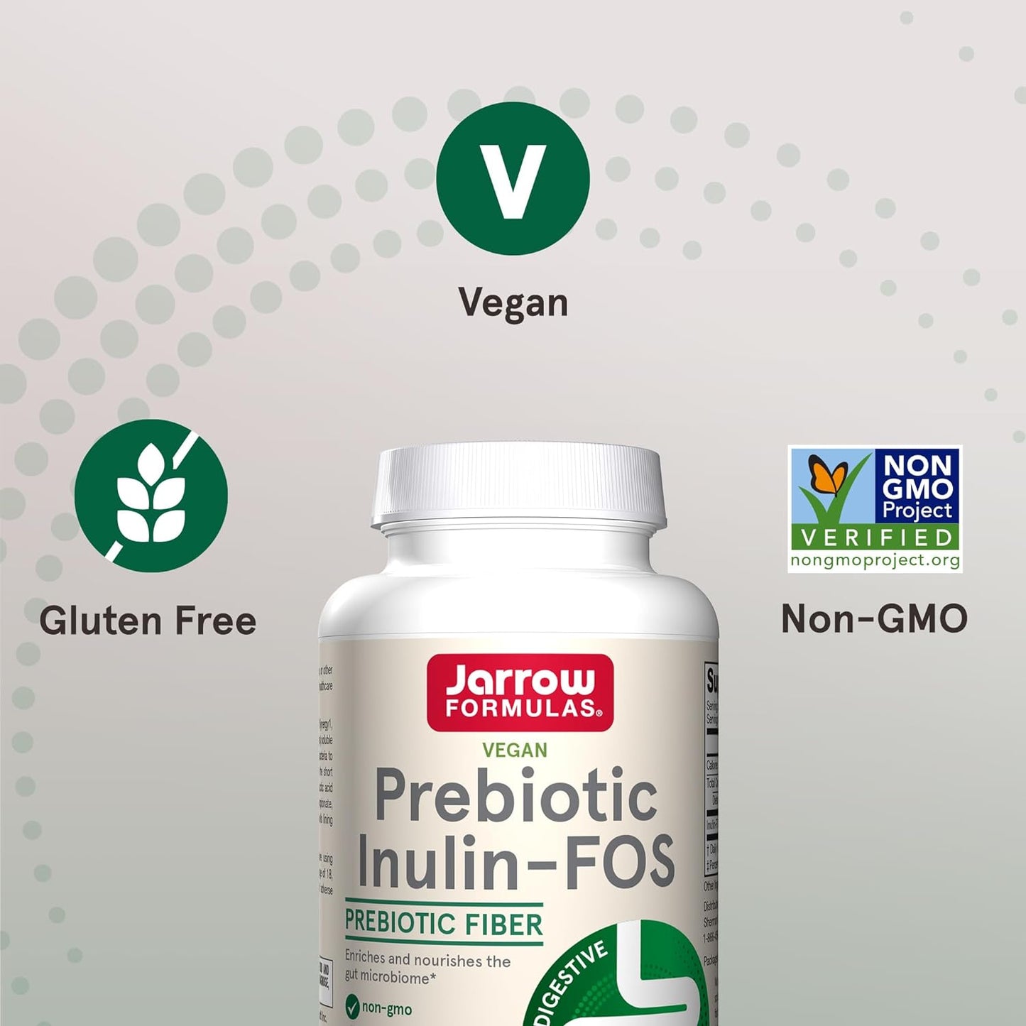 Jarrow Formulas, Inulin FOS Soluble Prebiotic Fibers Powder