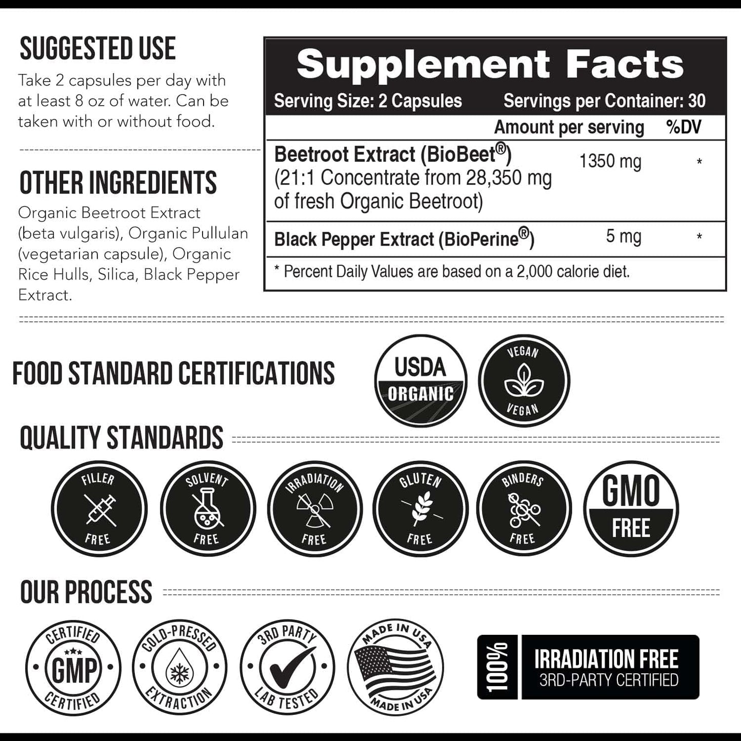 BioBeet® Max Strength Beet Root  60 Capsules