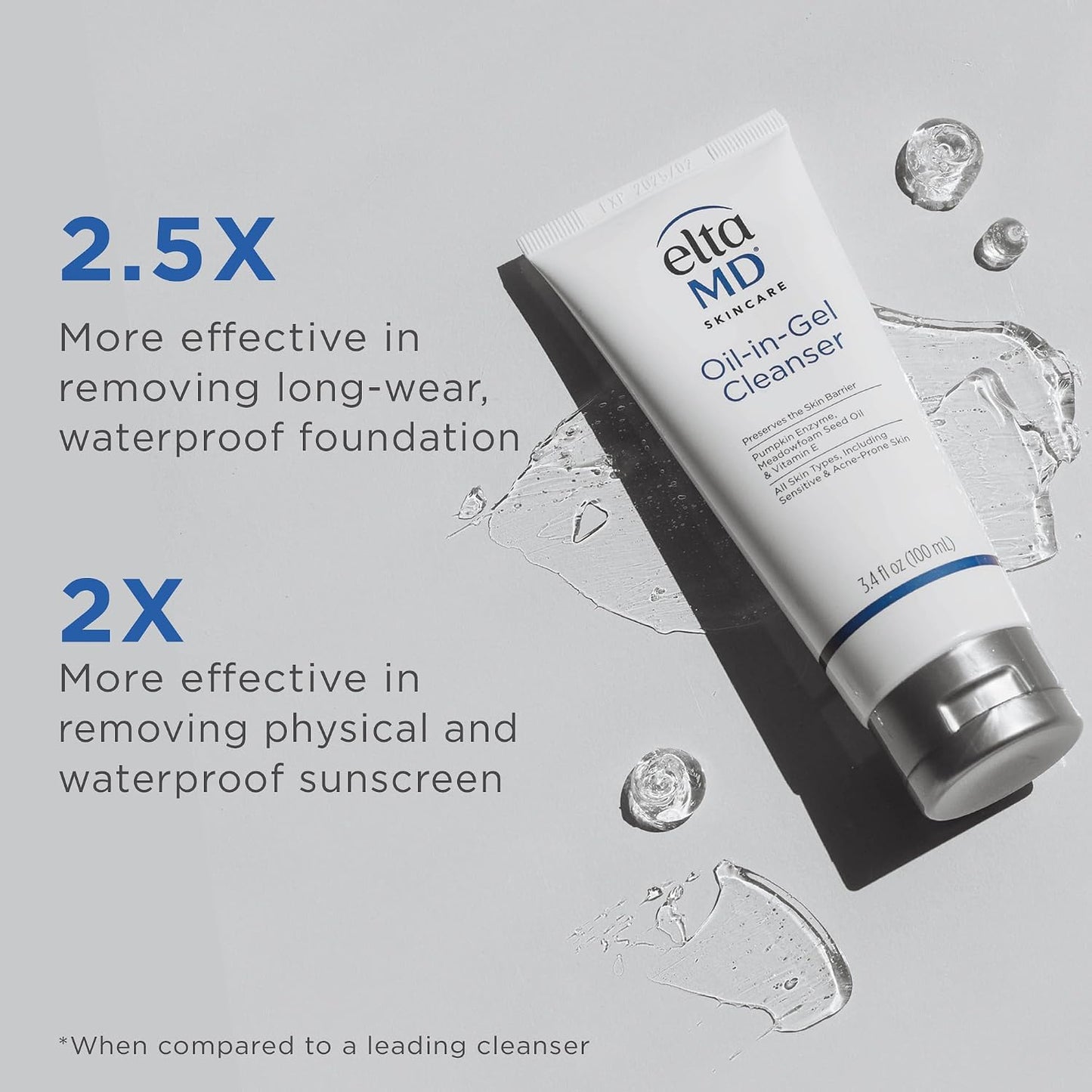 EltaMD Oil-In-Gel Facial Cleanser - 3.4 oz