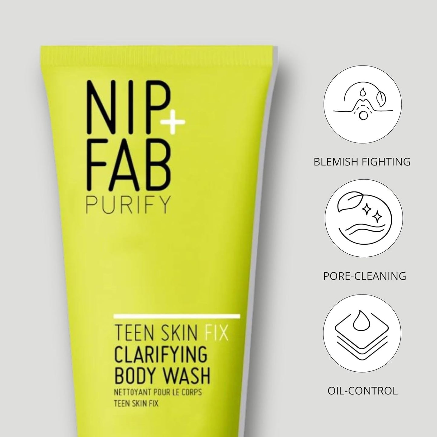 Nip+Fab Teen Skin Fix Clarifying Body Wash - 6.76 fl oz