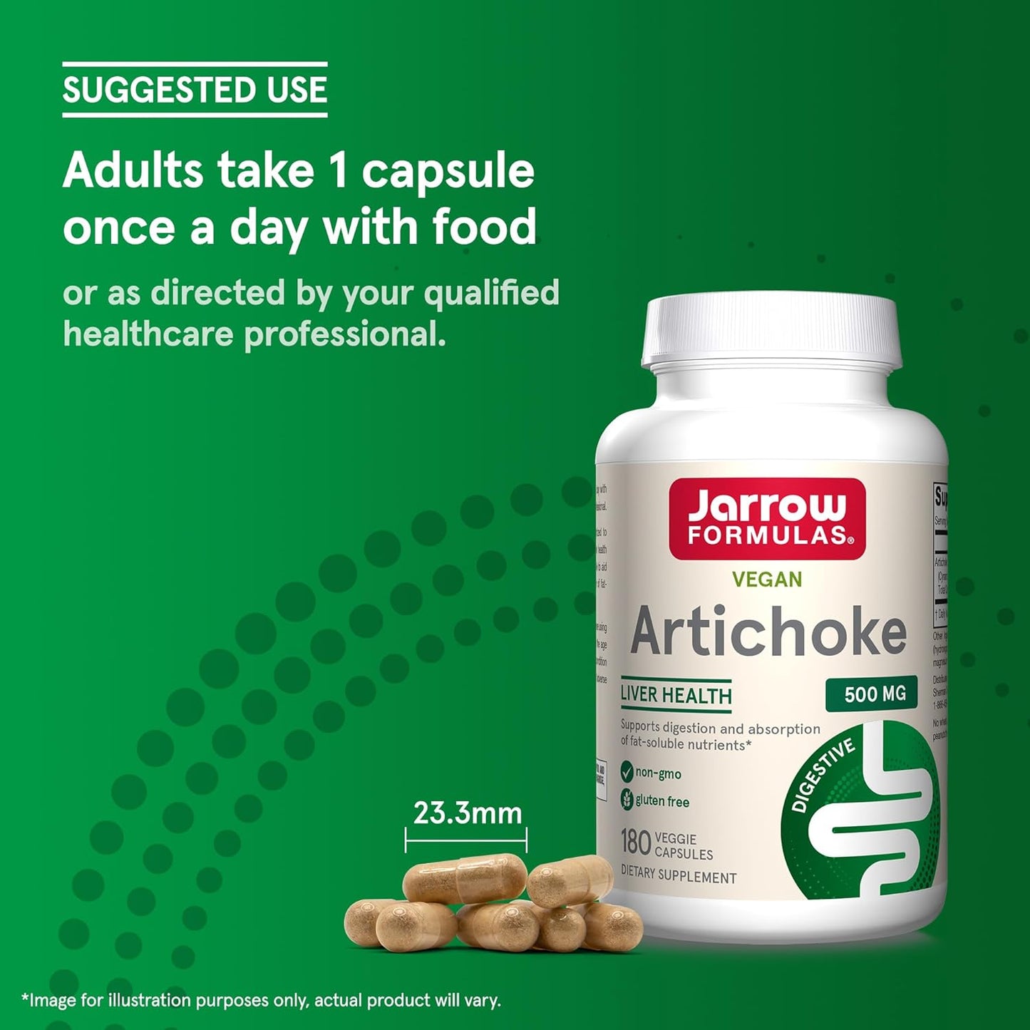 Jarrow Formulas Artichoke 180 Veggie Capsules