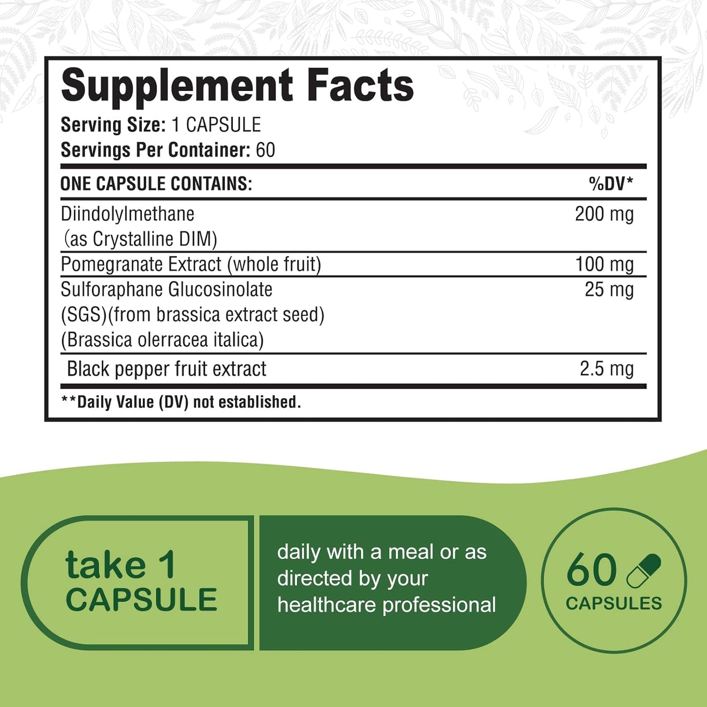 Simlike DIM SGS + - Hormone + Detox  60 Capsules