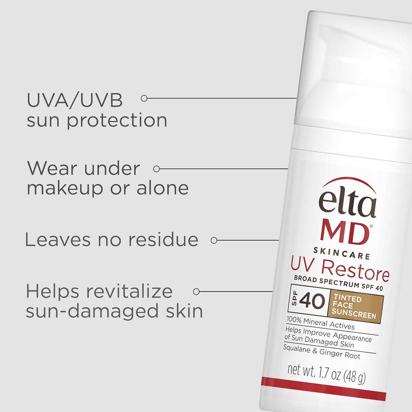 EltaMD UV Restore,Face Sunscreen, SPF 40 -1.7 oz