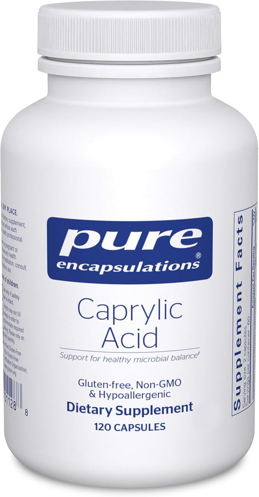 Pure Encapsulations Caprylic Acid - 120 Capsules