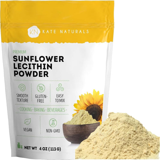 Kate Naturals Sunflower Lecithin Powder -  4 oz
