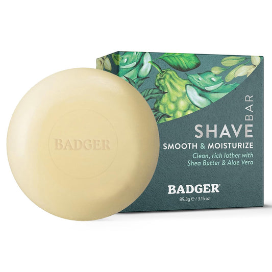 Badger Shaving Soap Puck, Men & Women, 3.15 oz Bar