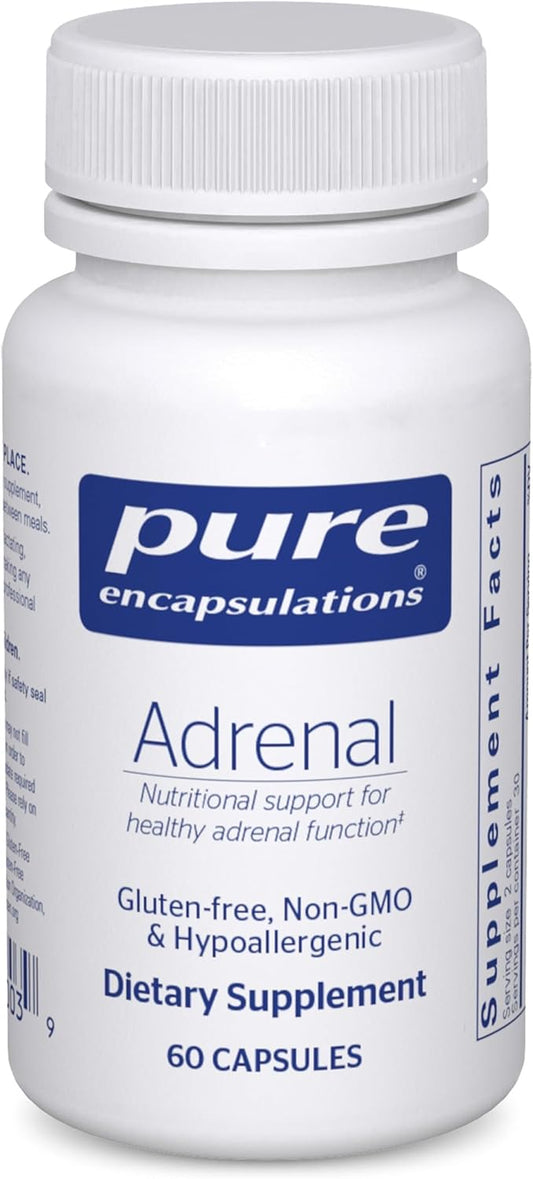 Pure Encapsulations Adrenal Cortex Supplement  – 60 Capsules