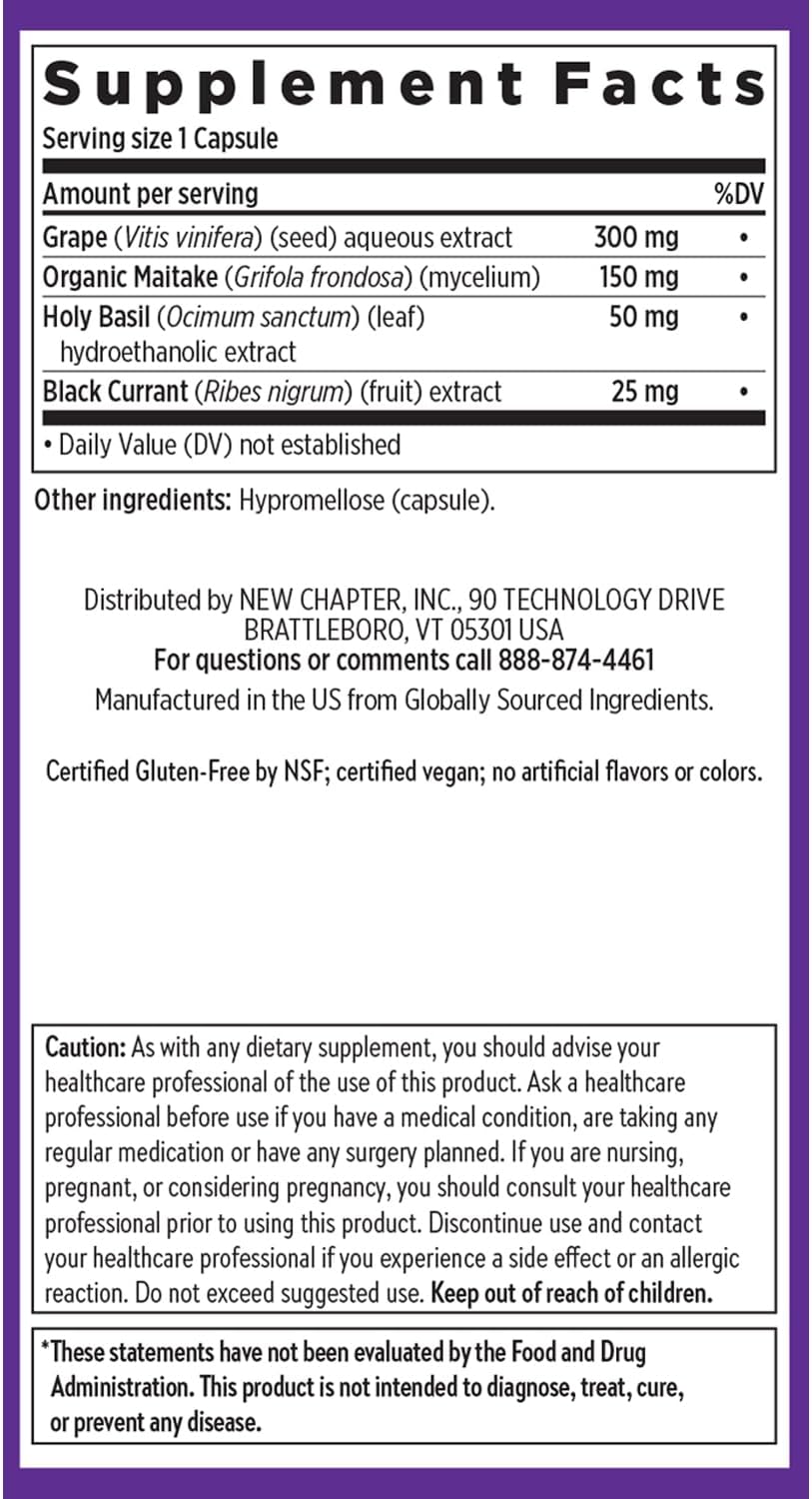 New Chapter Blood Pressure Supplement - 30 Count