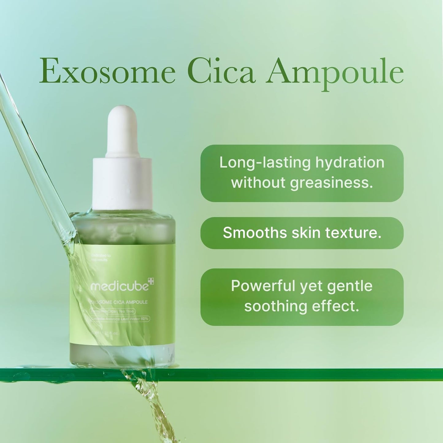 Medicube Exosome Cica Tea Tree Ampoule -  30ml