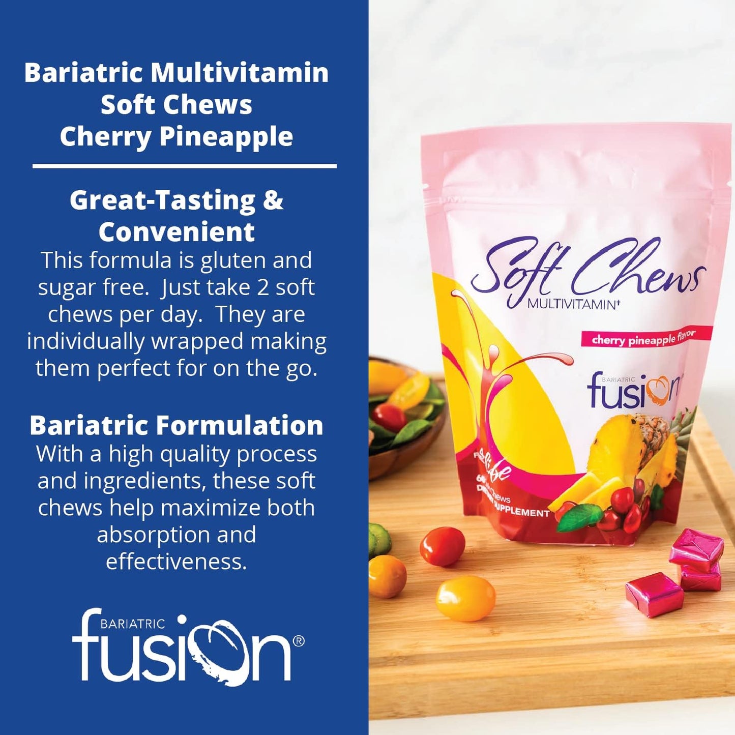 Bariatric Fusion Bariatric Multivitamin Chewable Soft Chew - 60 Count