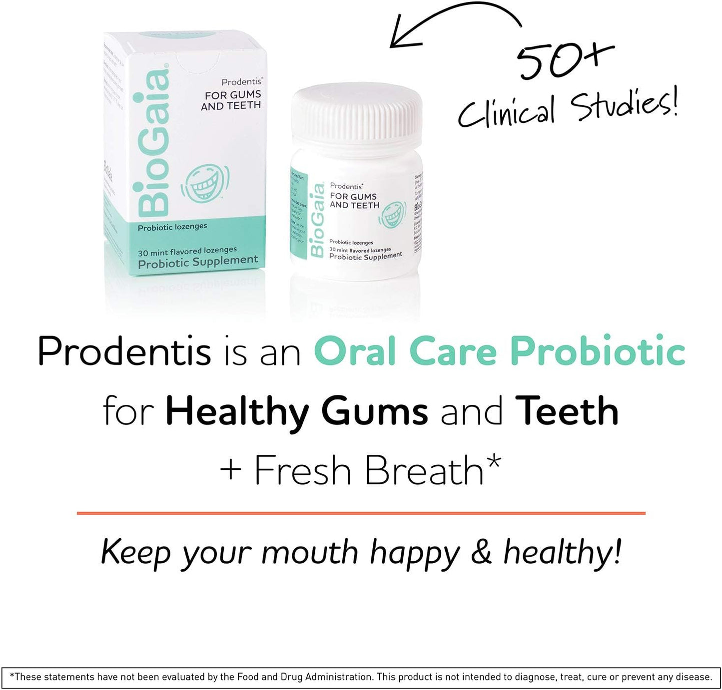 BioGaia Prodentis Dental Probiotics for Teeth and Gums 30 Mint
