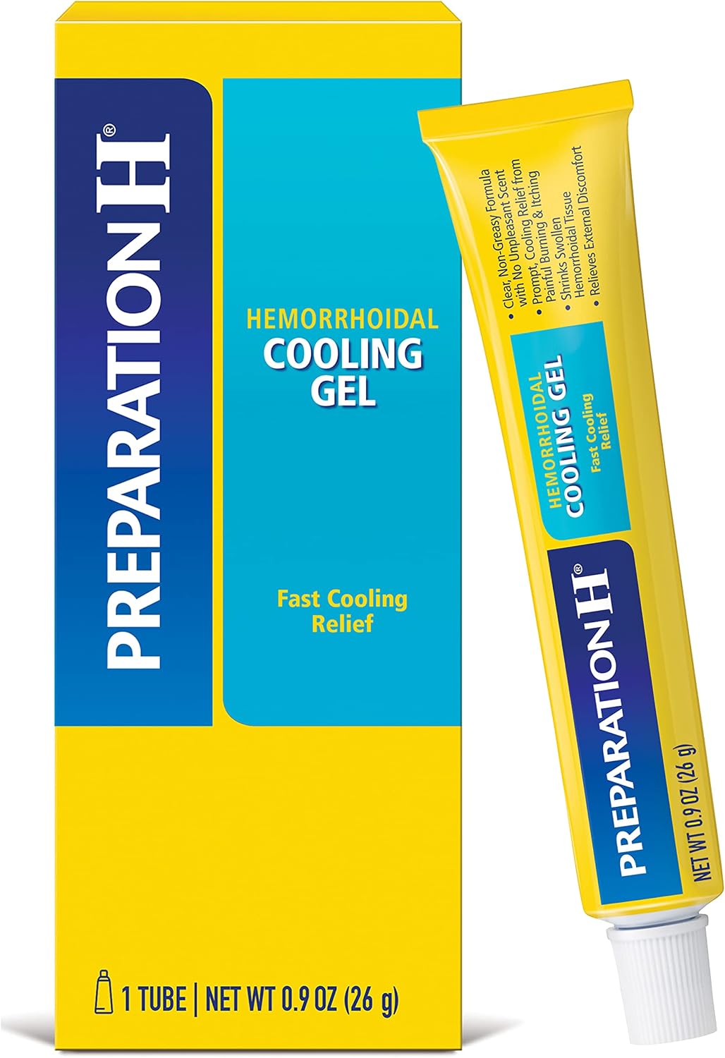Preparation H Hemorrhoid Symptom Treatment Cream, Cooling Gel -0.9  oz