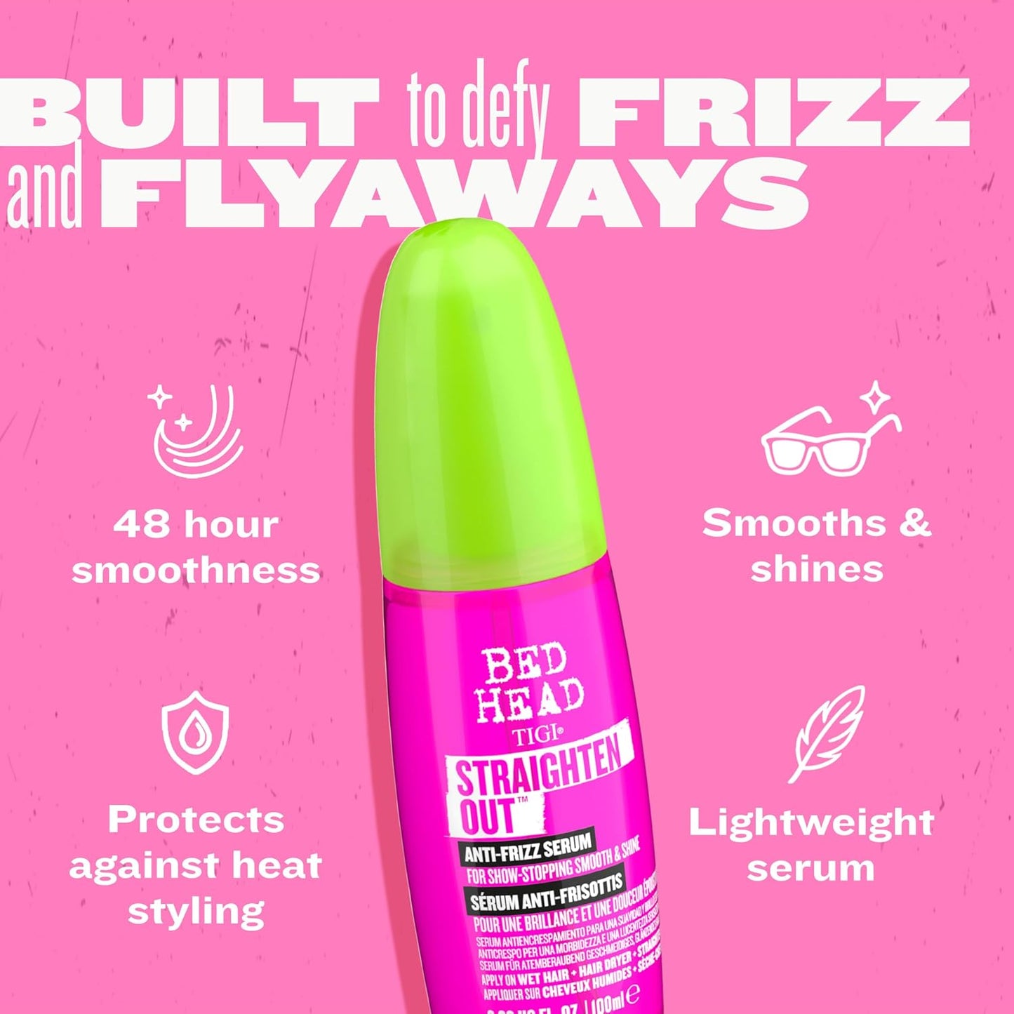 TIGI Bed Head Straighten Out Anti-Frizz Serum -3.38 fl o z