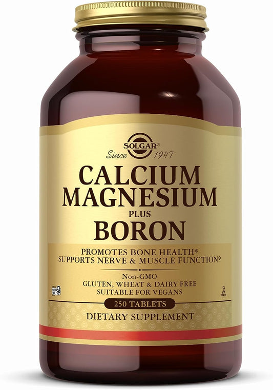 Solgar Calcium Magnesium Plus Boron - 250 Tablets