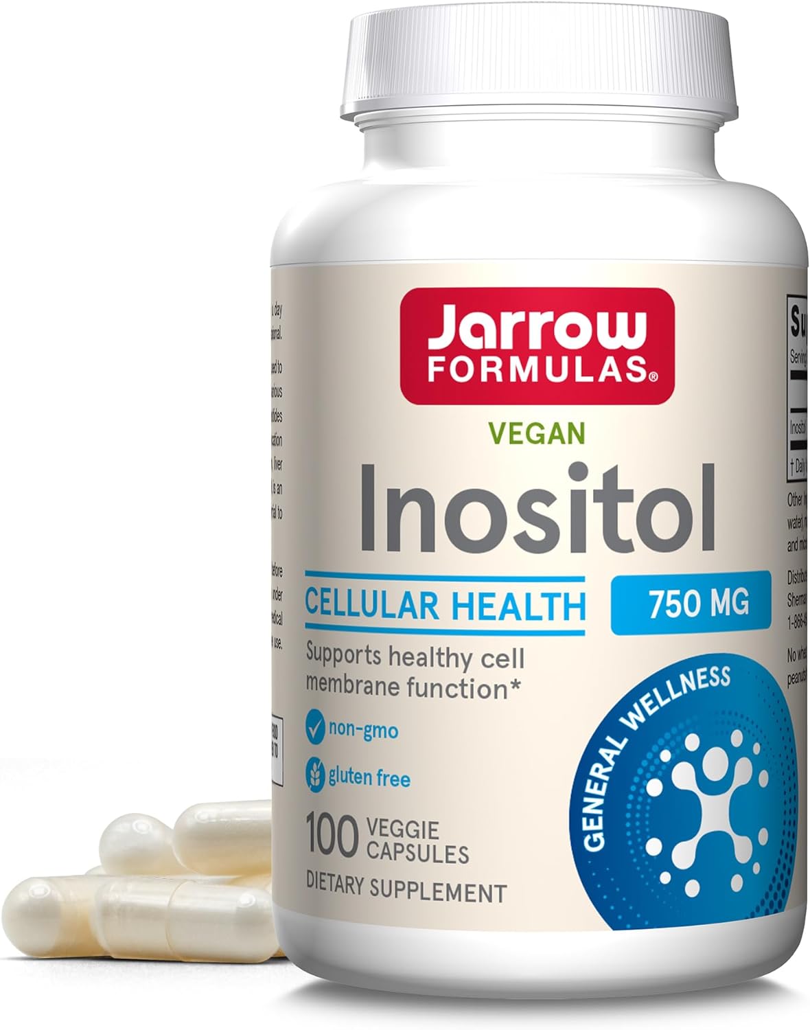 Jarrow Formulas Inositol 100 Veggie Capsules