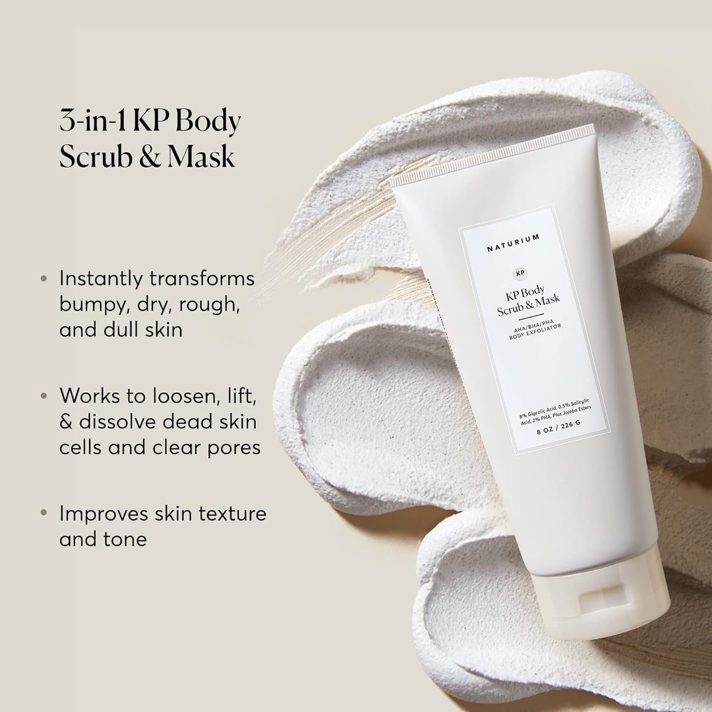Naturium KP Body Scrub & Mask - 8 oz